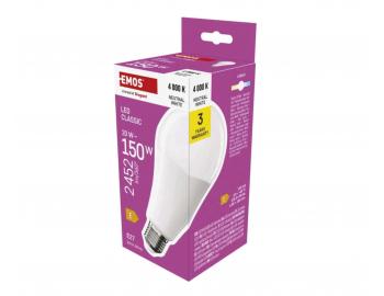 arwka LED Emos Classic A80, E27, 20 W (150 W), neutralna biaa