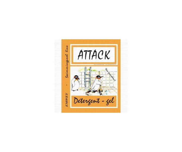 rodek czyszczcy do basenw Attack el detergentowy - 1 l