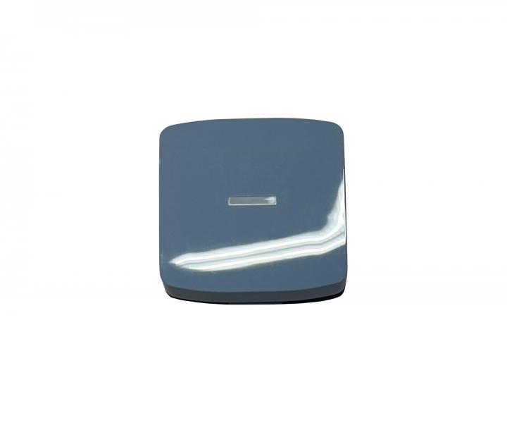 Os�ona prze��cznika pojedyncza z okienkiem ABB Tango 3558A-A653 M2 - jasnoniebieska