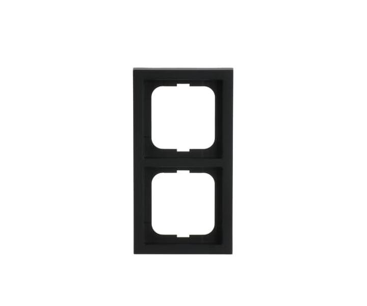Ramka podwjna, do montau poziomego i pionowego ABB Future 2CKA001754A4420 - mechowa czarna