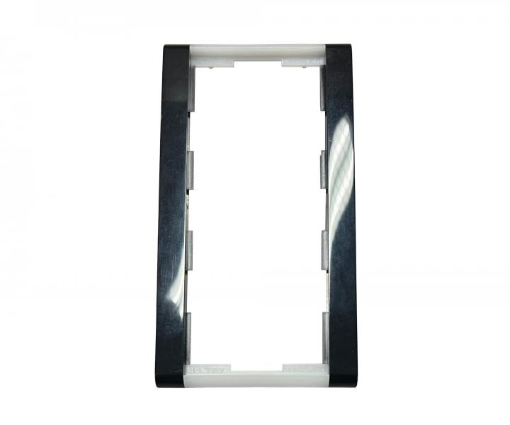 Ramka podw�jna, pionowa ABB Element-Time 3901F-A00121 06 - czarna/bia�a