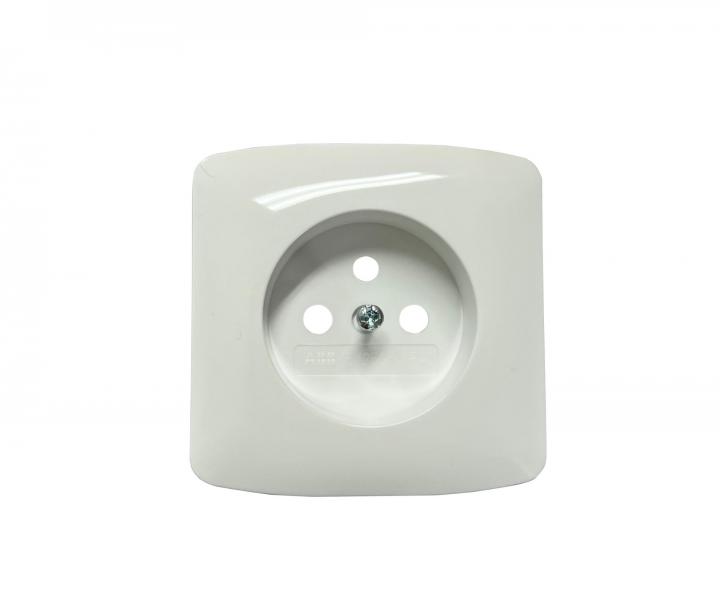 Zapasowa os�ona gniazdka pojedynczego ABB Tango 2CHA196341A8500/6619A-A06357 B, zintegrowane klapki - bia�a