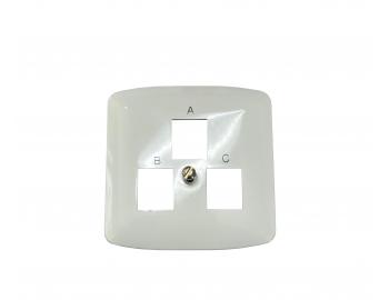 Osona gniazdka potrjna telefoniczna ABB Tango 5013A-A120 B - biaa