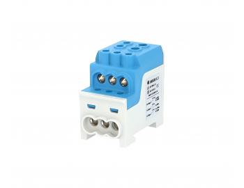 Blok do rozdziau faz Hora eTec UVB 200 N, 200 A, 1000 V, 1-biegunowy - niebieski