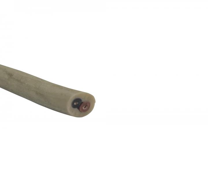 Kabel CSSS V05SS-F 2B.0,75, silikonowy, biay, 1 m - II klasa - zabrudzony