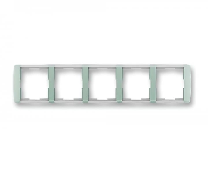 Ramka piciokrotna ABB Element-Time 3901E-A00150 22 - agawa/biaa lodowa