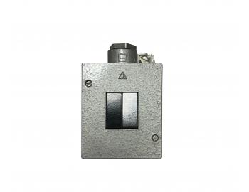 Prze��cznik dwuklawiszowy metalowy ABB Garant 3553-05750, IP66, uk�ad 5 - szary