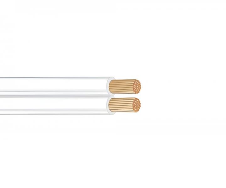 Podwjny przewd CYH-SCY, 2x1, PVC, biay - 1 m