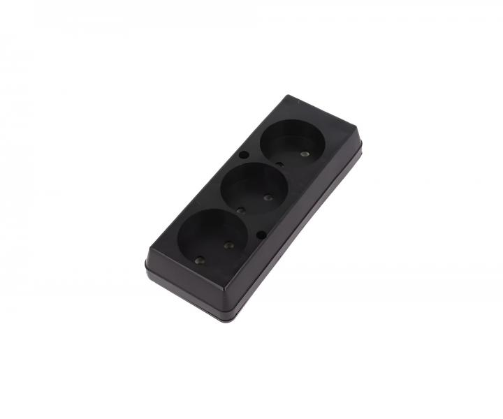 Gniazdo potrjne Jonex GN-370, IP20, 2P+Z, 16 A, 250 V, na ruby - czarne