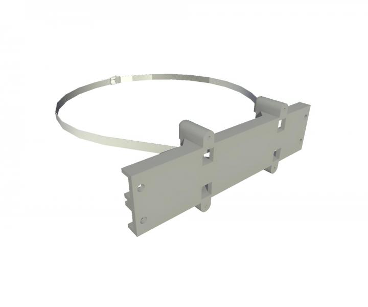 Uchwyt na s�up dla PS63, PS100 - szary