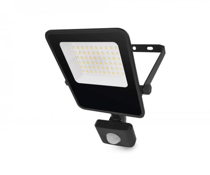 Reflektor LED z czujnikiem ruchu Emos Visio ZS2933, IP54, 30 W, czarny - biaa neutralna