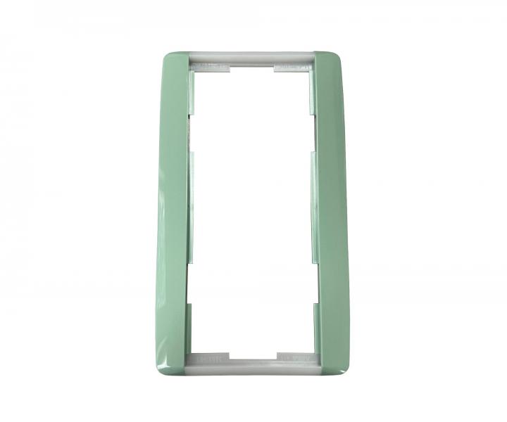 Ramka podw�jna, pionowa ABB Element-Time 3901E-A00121 22 - lodowa ziele�/bia�a