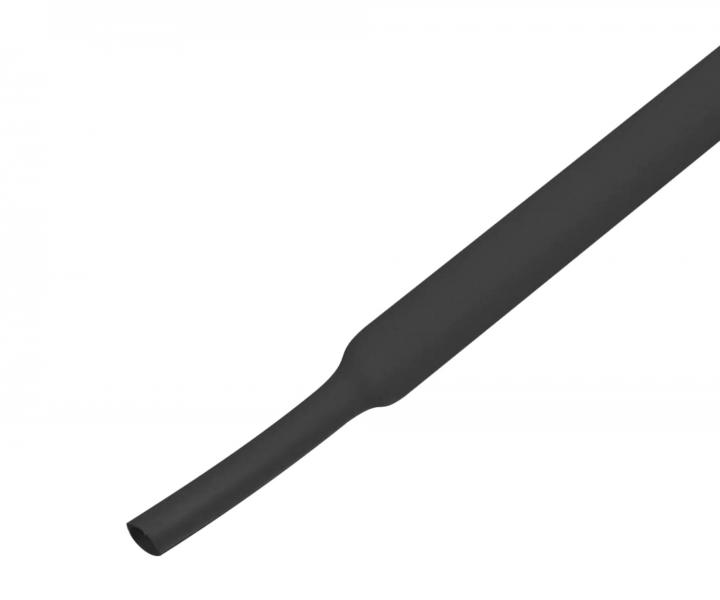 Średnio mocna rurka/kolanko kurczliwe termicznie z klejem czarna Wapro WMT3-120-00 12/3 mm 100 cm