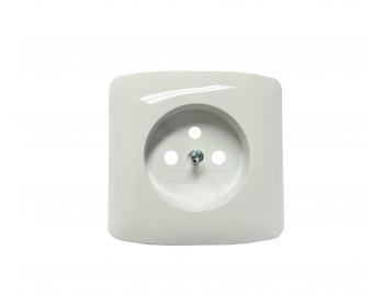 Zapasowa os�ona gniazdka pojedynczego ABB Tango 2CHA196341A8500/6619A-A06357 B, zintegrowane klapki - bia�a