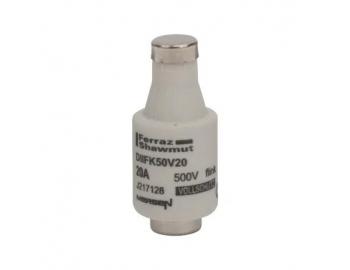Bezpiecznik Mersen J217128, DII DZ, gF, 20A, 500V - niebieski