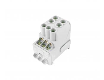 Blok dystrybucyjny Hora eTec UVB 100 L, 100 A, 690 V, 1-biegunowy - szary