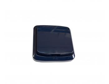 Gniazdo pojedyncze z pokryw� ABB Tango 5518A-2989 M, IP44, 16 A, 250 V AC - ciemnoniebieskie