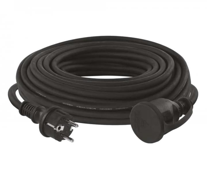 Zewntrzny przeduacz Emos P01725R, 1x gniazdo, 230 V, 2,5 mm2, czarny, 25 m