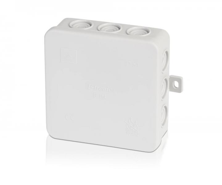 Rozdzielnica F-tronic E114, IP54, 100x100x40 mm - szara