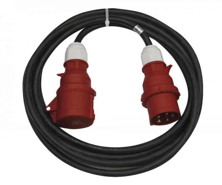 Gumowy zewntrzny przeduacz 3-fazowy Emos PM0902 400 V, 2,5 mm2, czarny, 10 m