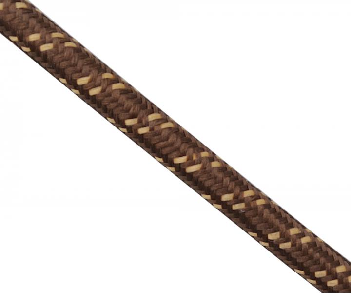 Kabel CYSY H05VV-F 2x0,5 Precon, pleciony, brzowy/zoty