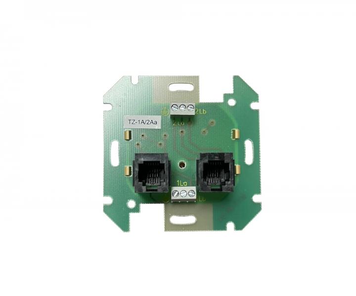 Urz�dzenie gniazdka telefonowego podw�jnego ABB Tango 5013-A114