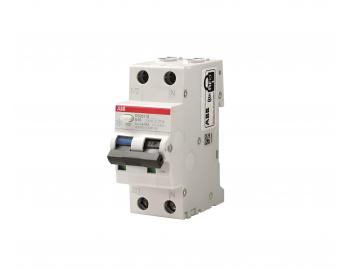 Ochronnik z wycznikiem Compact 1+N ABB DS201 B10 A30, 10A, charakterystyka B, 30mA, 6kA