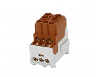 Blok do podziau faz Hora eTec UVB 100 L B, 101 A, 1000 V, 1-biegunowy - brzowy