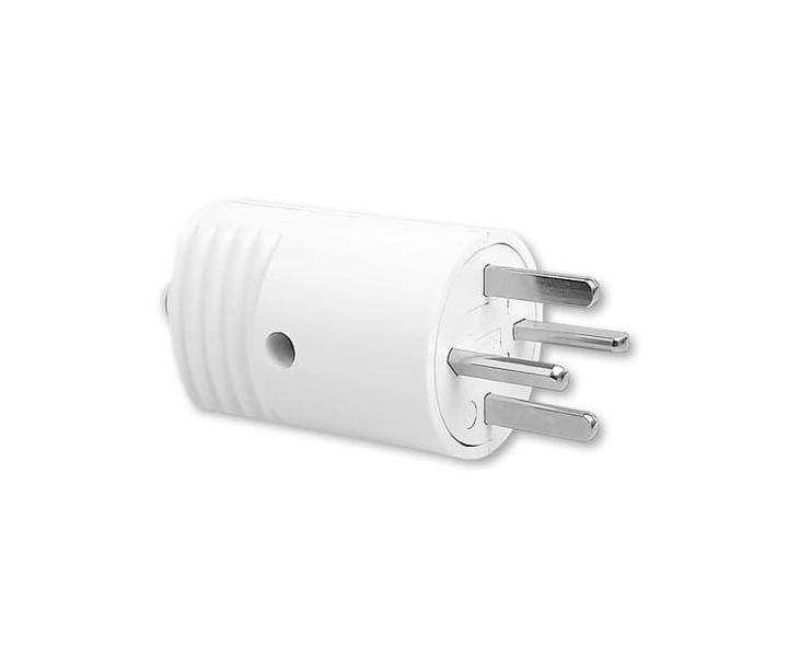Wtyczka z bezporednim wyjciem, 10 A, 440 V AC, wzr D ABB 5538N-C01704 B - biaa