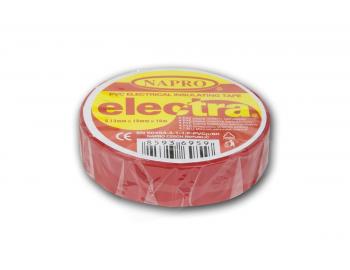 Tama izolacyjna Napro electra PVC 0,13 mm x 15 mm x 10 m, czerwona