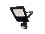Reflektor LED z czujnikiem ruchu Emos Visio ZS2913, IP54, 10 W, czarny - biaa neutralna