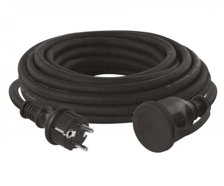 Zewntrzny przeduacz Emos P01710R, 1 gniazdo, 230 V, 2,5 mm2, czarny, 10 m