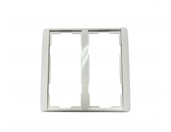 Ramka urz�dzenia 2x podw�jna ABB Element-Time 3901E-A00222 03 - bia�a