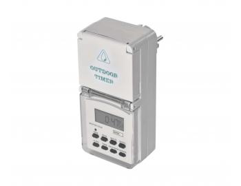 Zewntrzna cyfrowa wtyczka z timerem Emos P5507, IP44