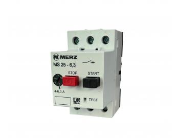 Silnikowy wycznik ochronny Merz MS25-6,3, 4-6,3 A