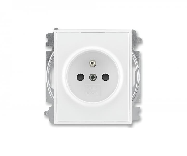 Gniazdo pojedyncze ABB Element-Time 5518E-A02349 03 - bia�e