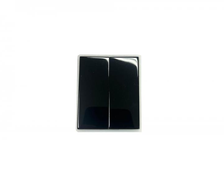 Osona podwjnego wcznika ABB Element - Time 3558E-A00652 06 - czarno-biaa
