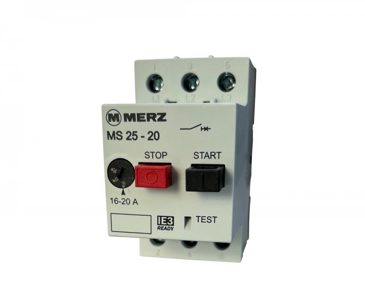 Wycznik silnikowy Merz MS25-20, 16-20 A