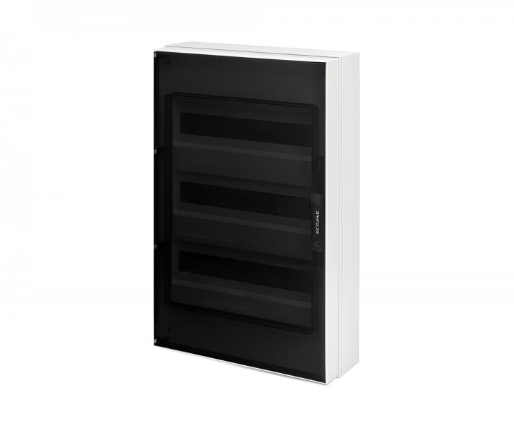 Rozdzielnica natynkowa Scame Ikona 679.3054.6, IP66, 54 moduy (3x18), 424x655x140 mm