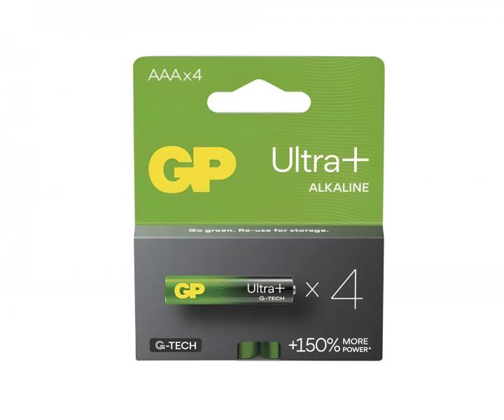 Bateria alkaliczna GP Ultra Plus AAA (LR03) - 4 szt.