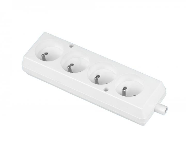 Czterokrotne gniazdo Jonex GN-470, IP20, 16 A, 250 V - biae