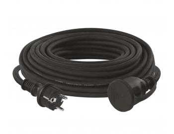 Zewntrzny przeduacz Emos P01725R, 1x gniazdo, 230 V, 2,5 mm2, czarny, 25 m