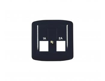 Pokrywa gniazda telefonicznego, podw�jna ABB Tango 5013A-A119M - ciemnoniebieska