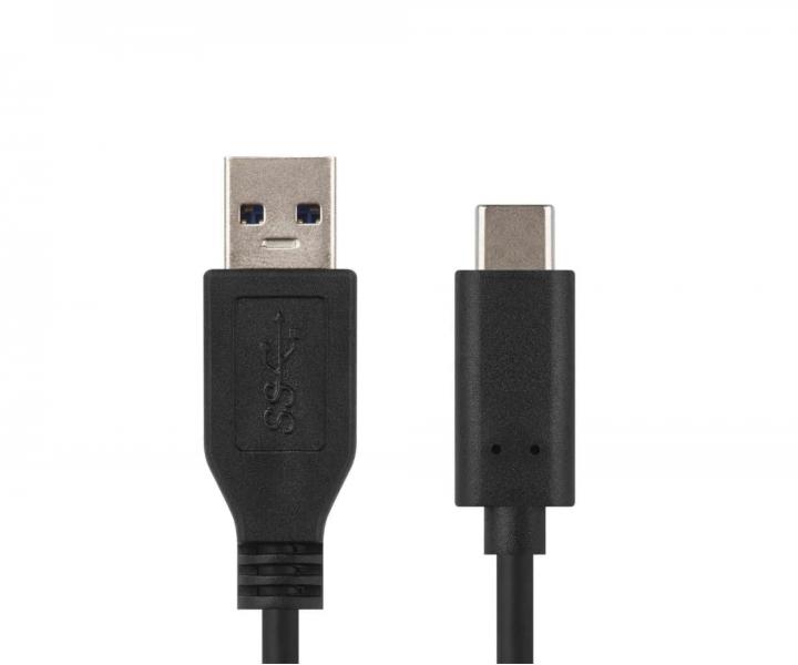 Szybka adowarka USB-A 3.0 / USB-C 3.1 Emos SM7021BL, czarna - 1 m