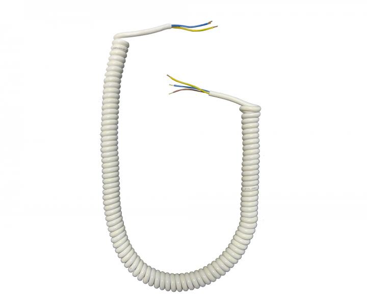 Flexo PVC skrcany przewd H05VV-F310-N31B, 3x1, tuleje, biay - 2,20 m