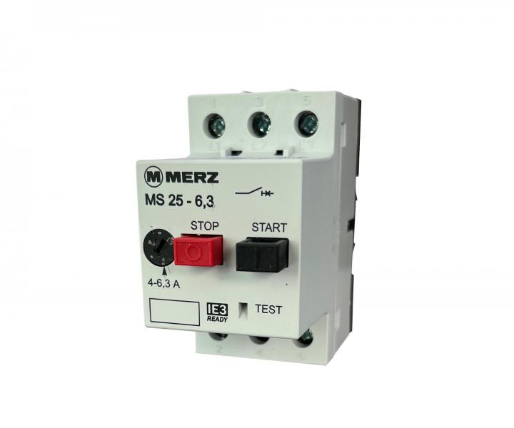 Silnikowy wycznik ochronny Merz MS25-6,3, 4-6,3 A