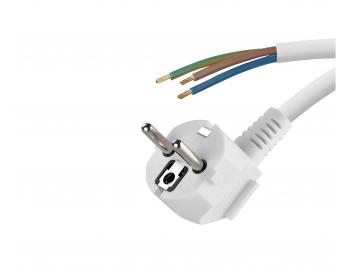 Flexo PVC przewd 863107-3-53/2, 3Gx1, tuleje, wtyczka ktowa, biaa - 2 m