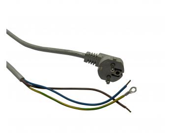 Flexo PVC przew�d 863157-2-62/3, 3x1,5, 2x tuleje, 1x oczko, wtyczka k�towa, bia�a, 3 m - II klasa - zabrudzone