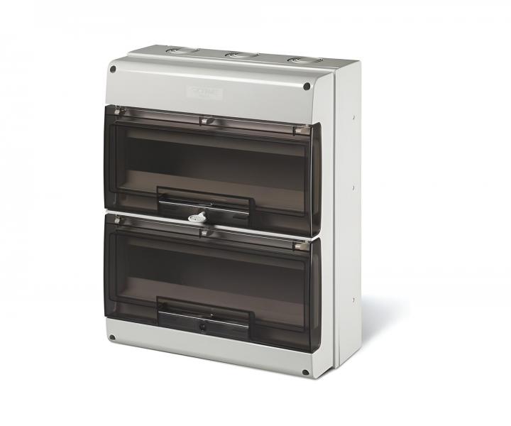 Rozdzielnica natynkowa Scame Domino 672.4032, IP66, 32 modu�y (2x16)