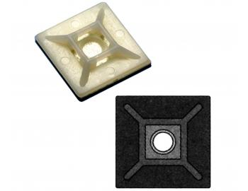 Samoprzylepna klamra do tamy zaciskowej naturalna Wapro M-AS-28 28,6x28,6 mm - 100 szt.